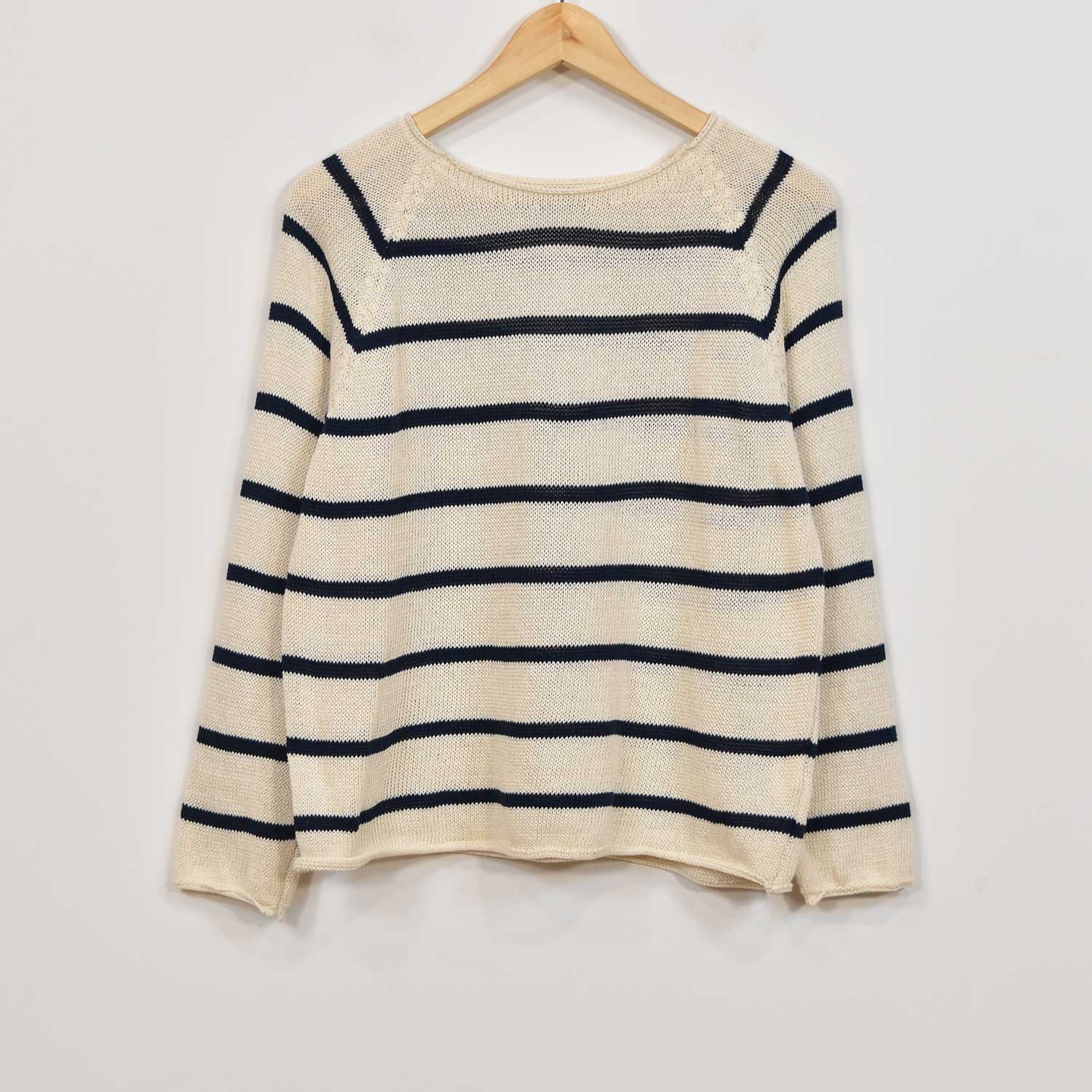 Pull navy beige