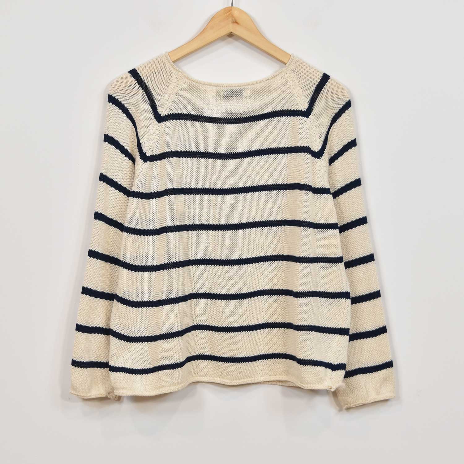 Pull navy beige