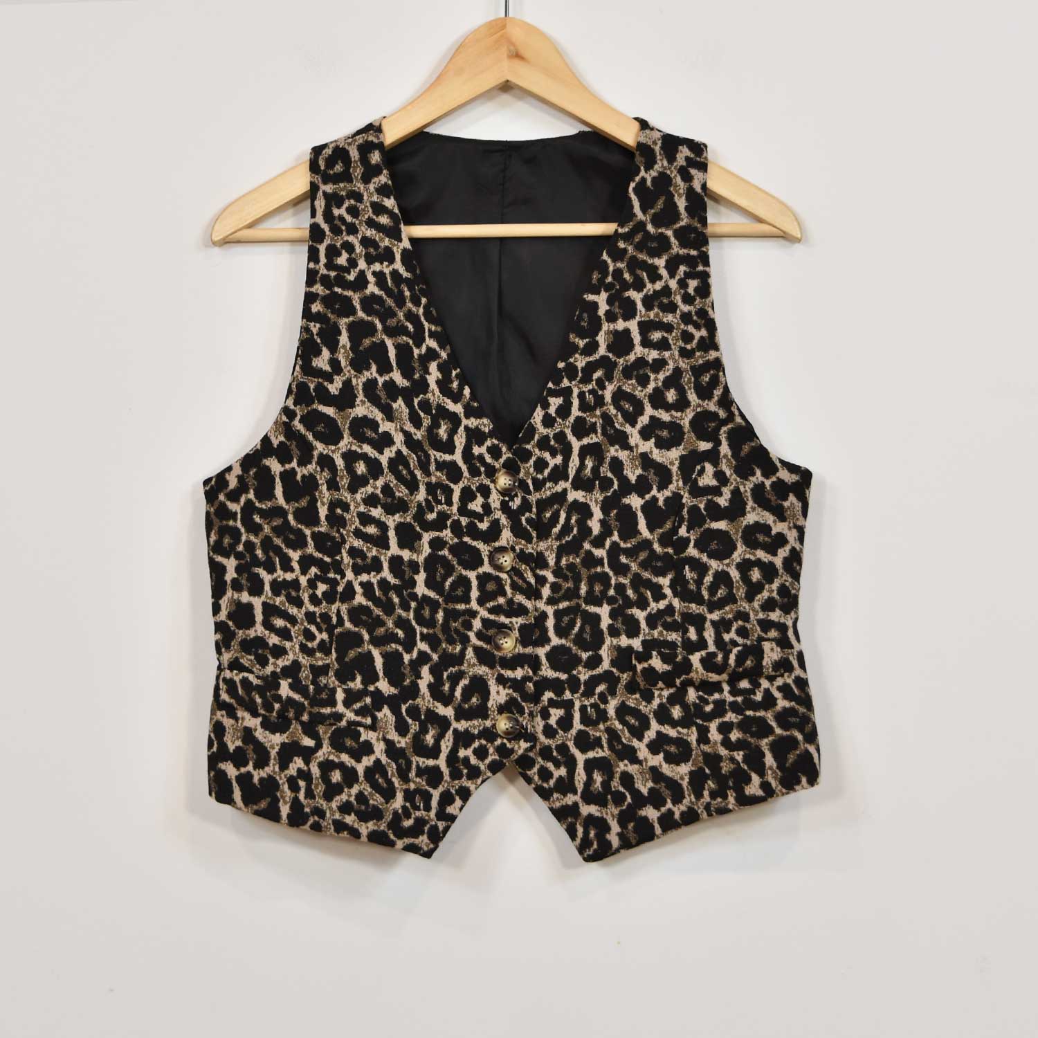 Leopard vest