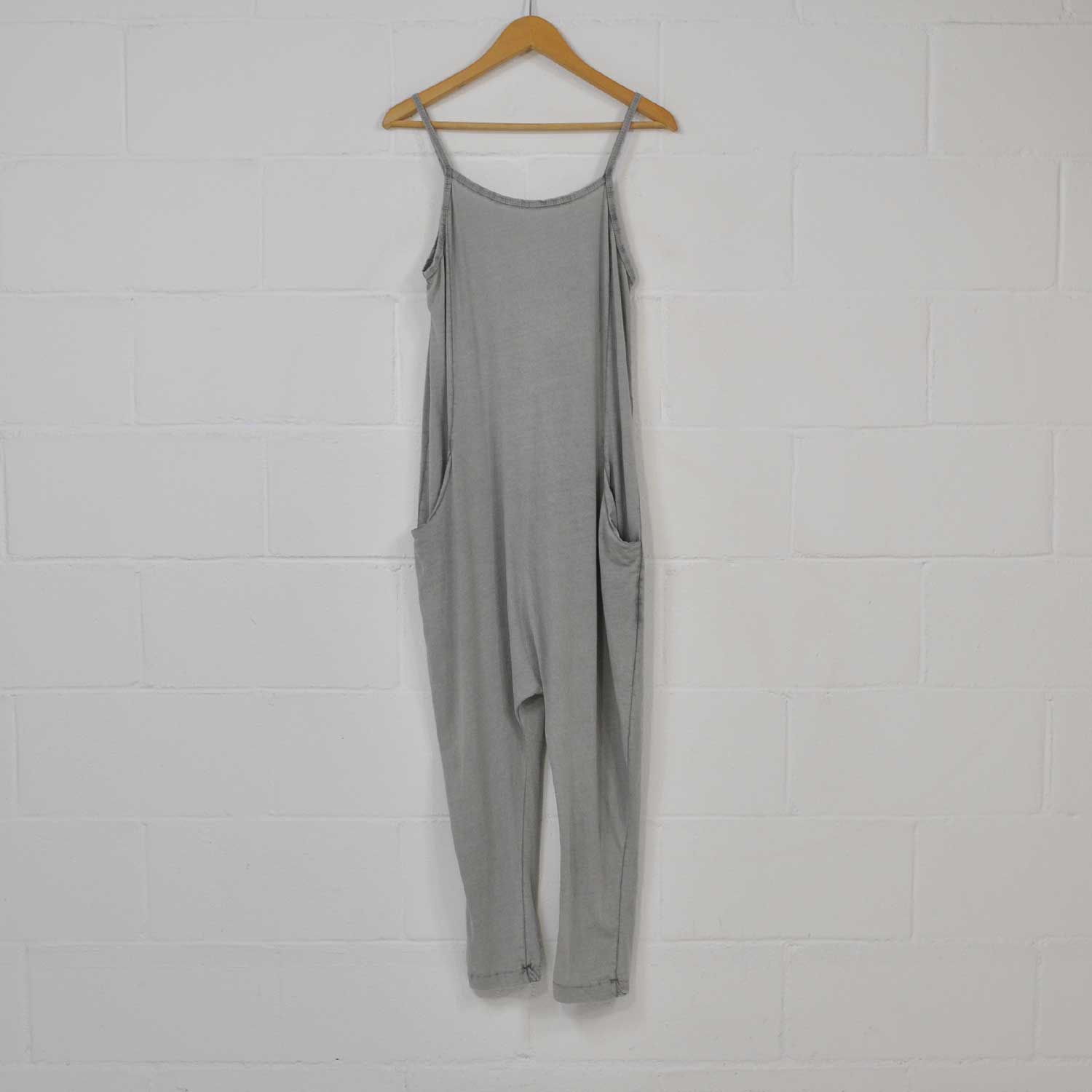 Grey baggy jumpsuit