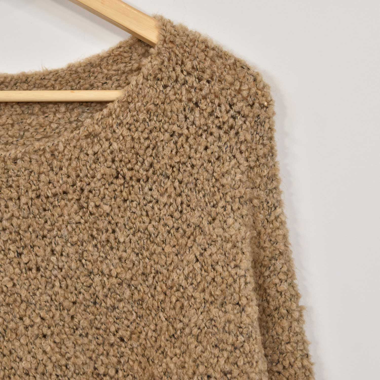 Camel lambkin sweater