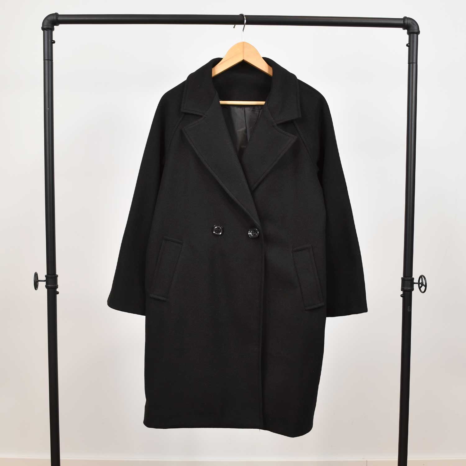 Black cross coat