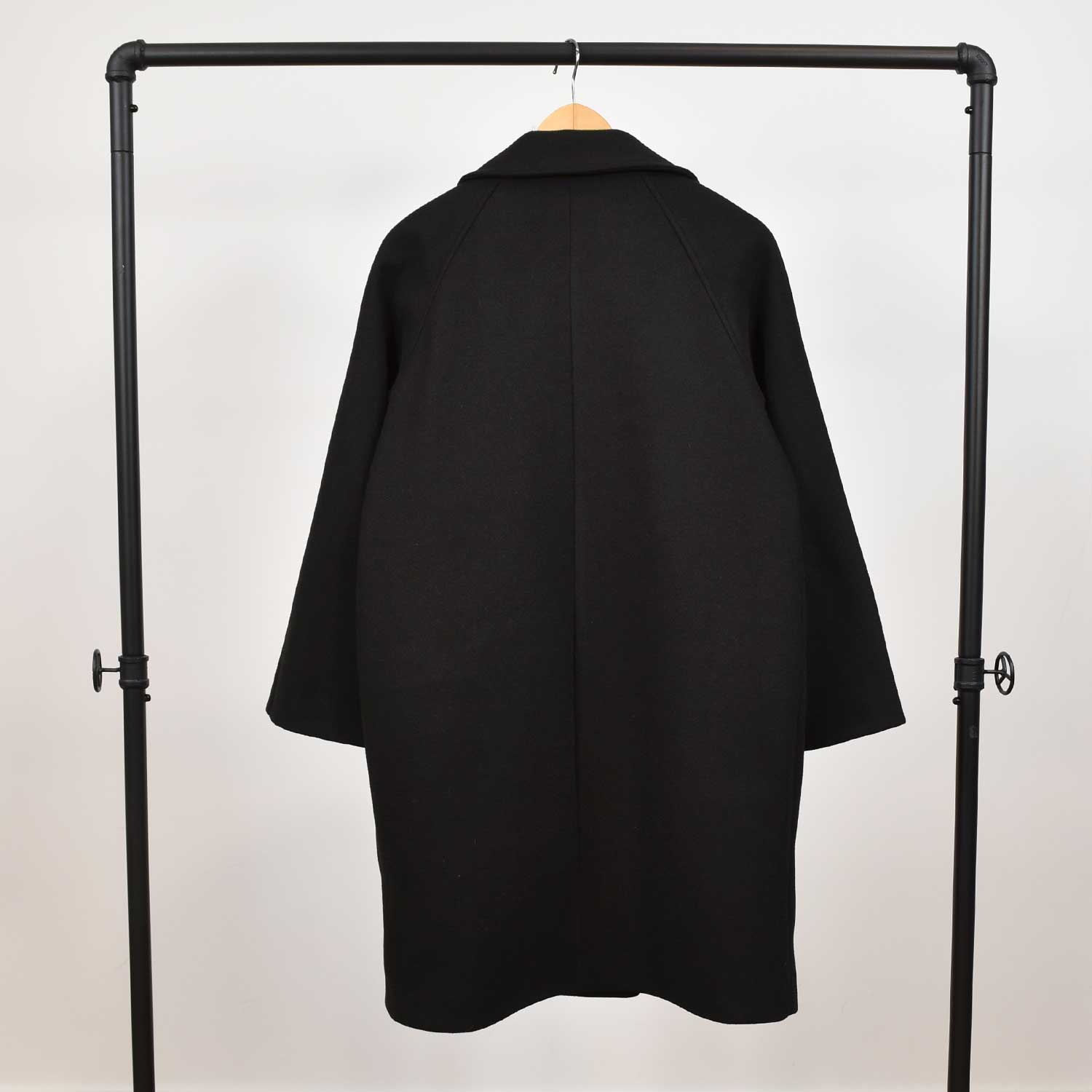 Manteau croisé noir