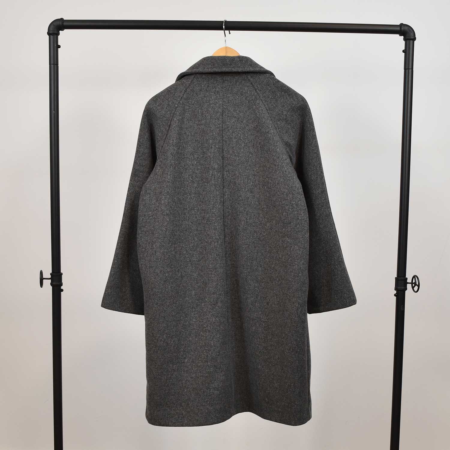 Manteau croisé gris