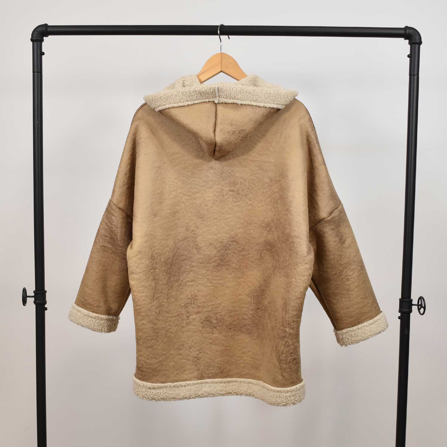 Beige lamb jacket