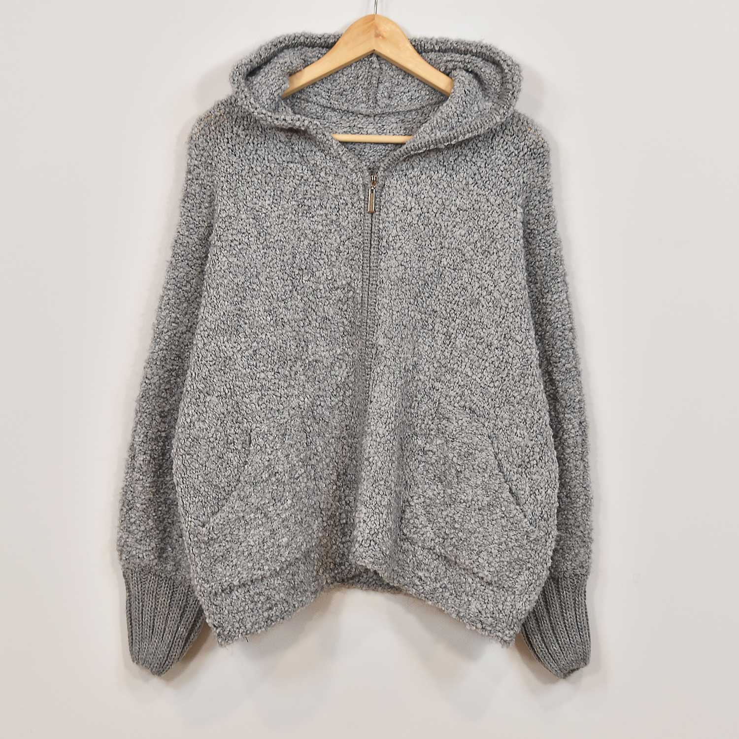 Grey lamb jacket