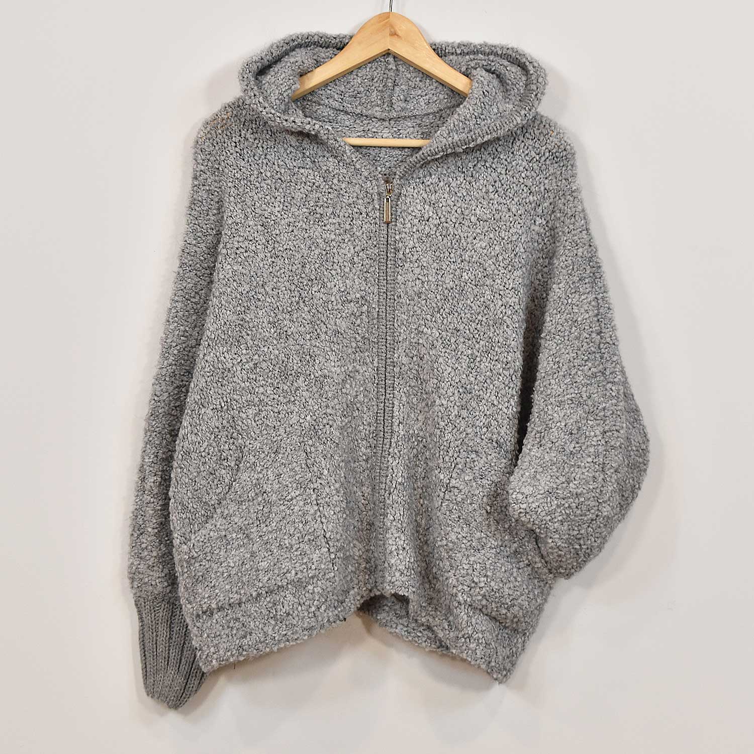 Grey lamb jacket