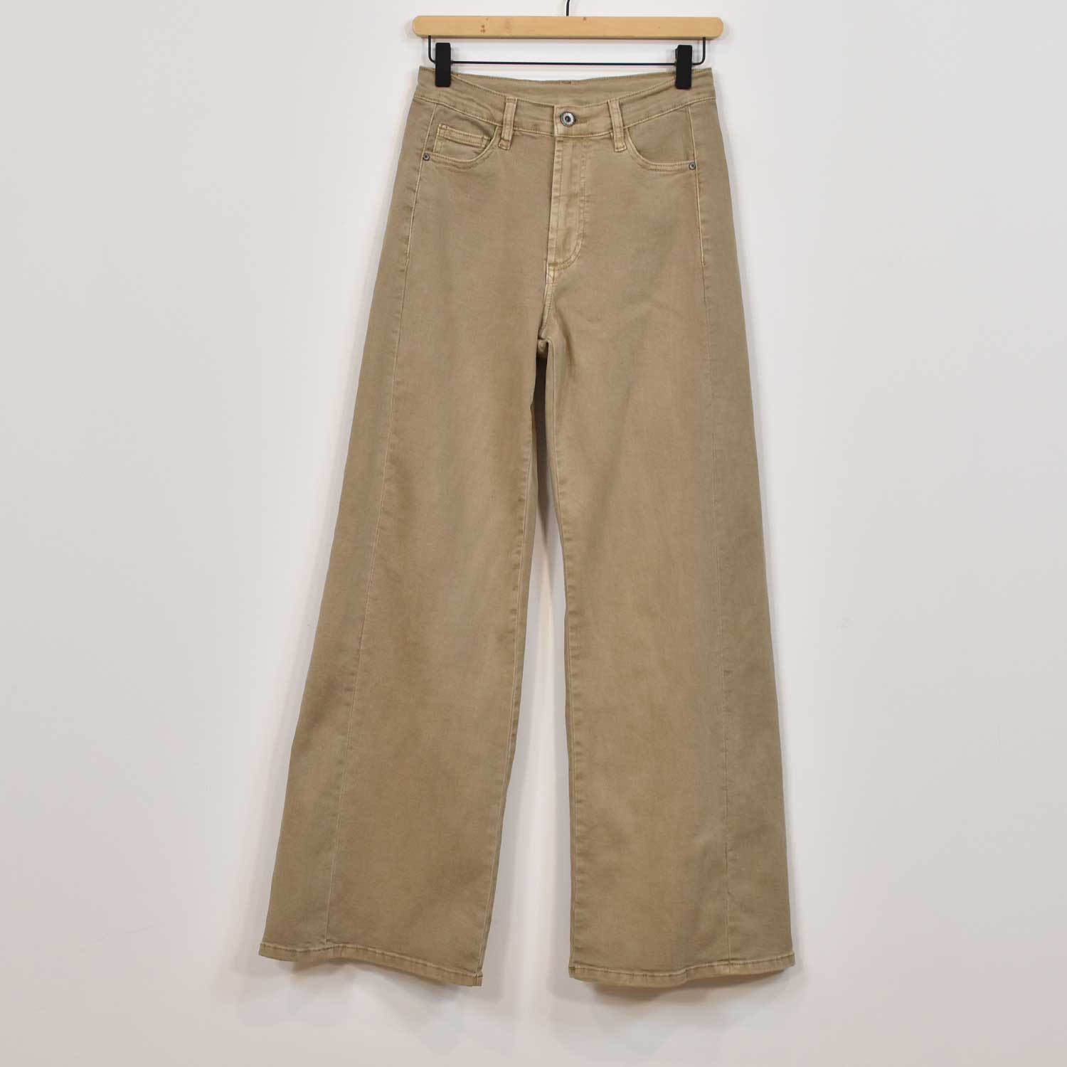 Jeans Wide leg beige