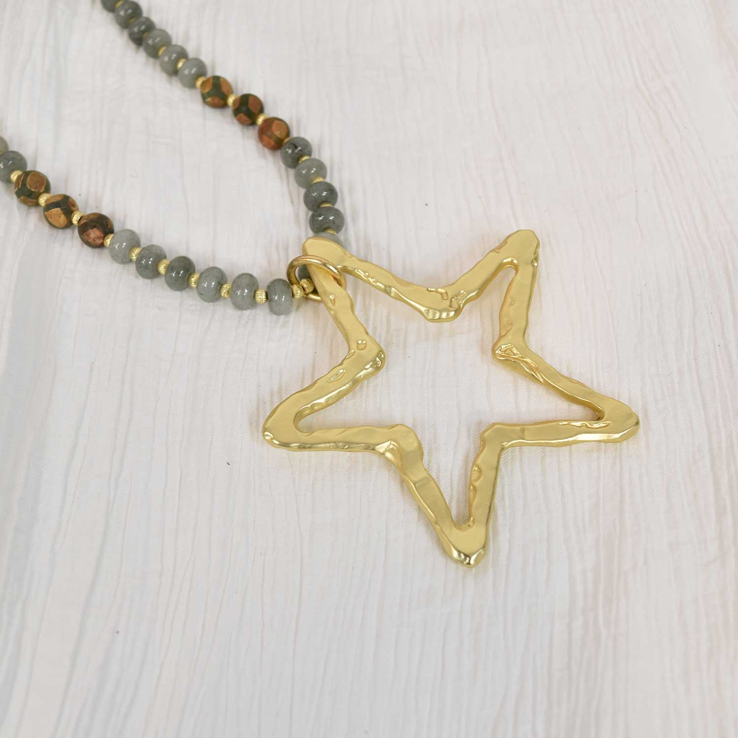 Star long necklace