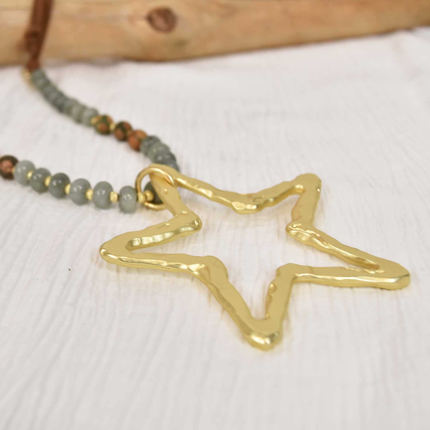 Star long necklace