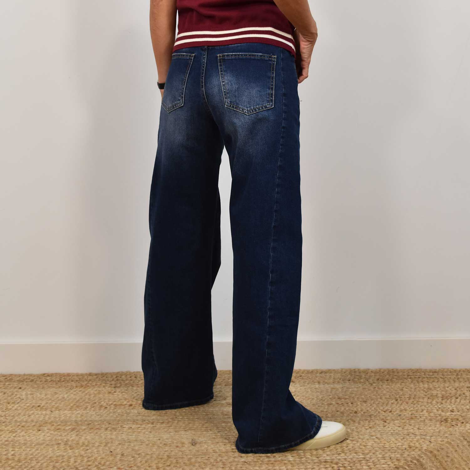 Pantalón Wide tejano