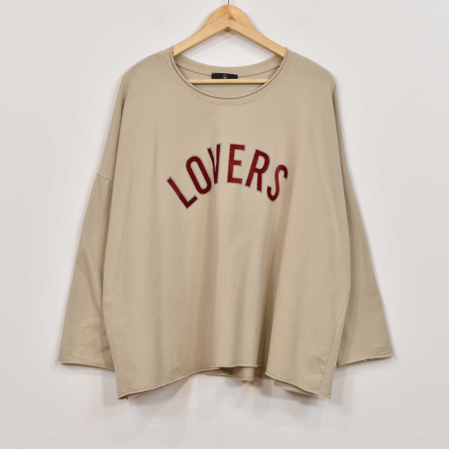 Beige Lovers sweatshirt