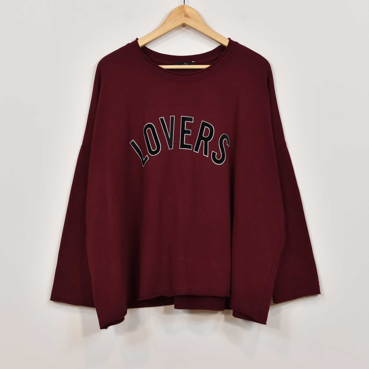 Burgundy Lovers sweatshirt