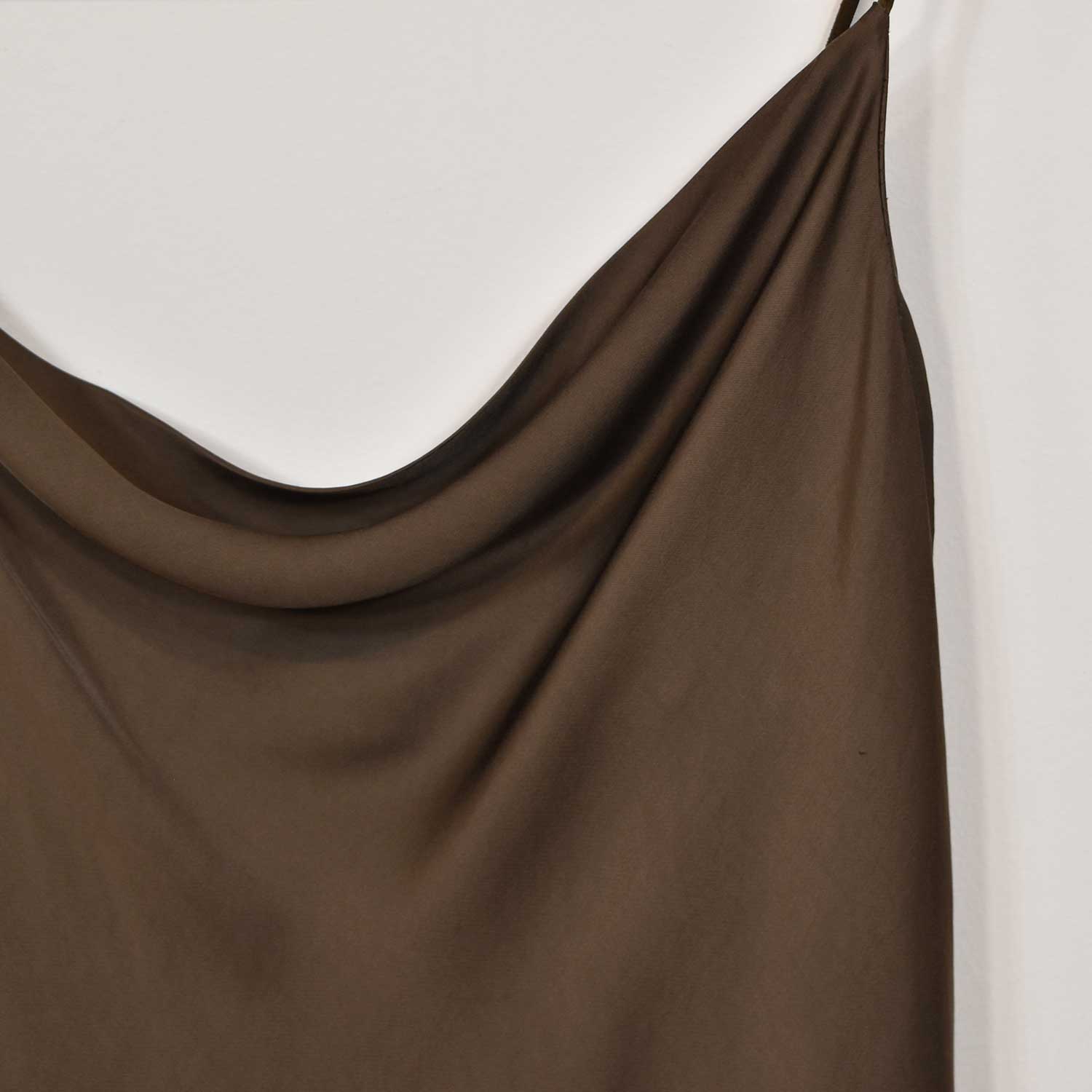 Brown fluid lingerie top