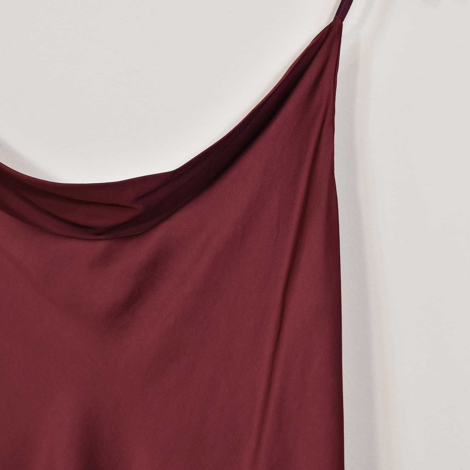 Burgundy fluid lingerie top