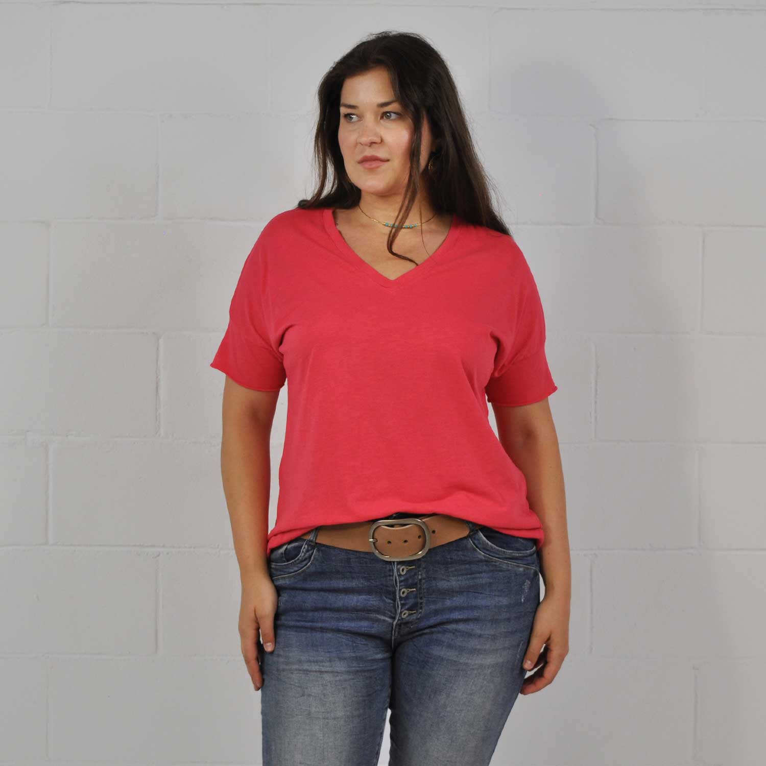 Short sleeve red t -shirt