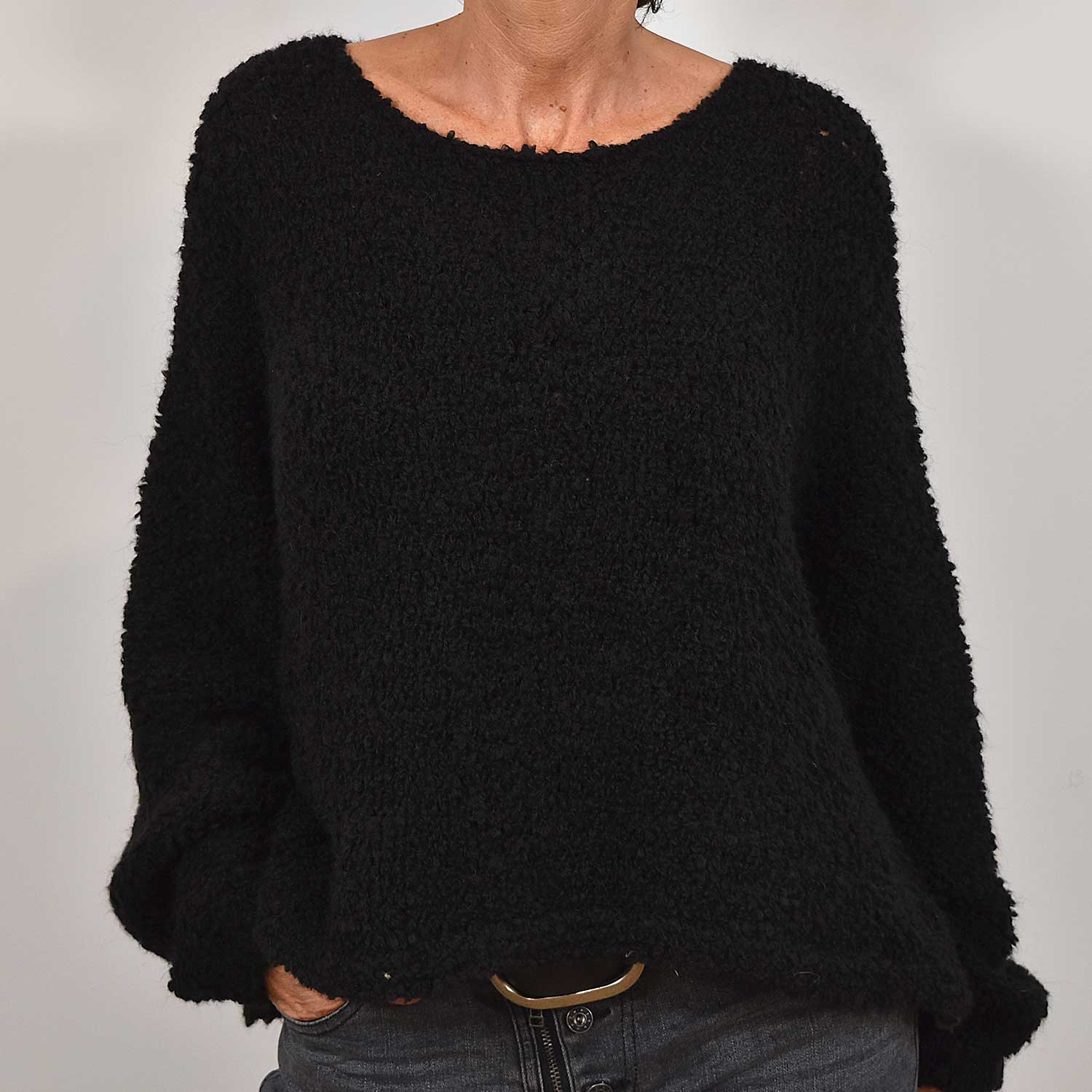 Black lambkin sweater