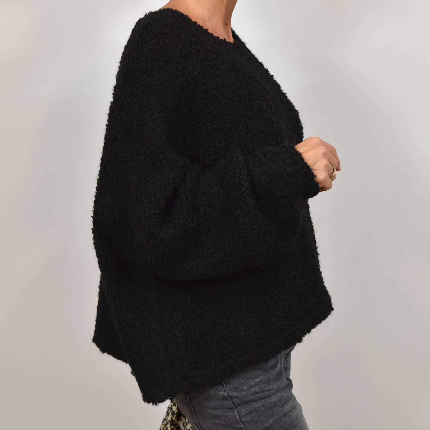 Black lambkin sweater