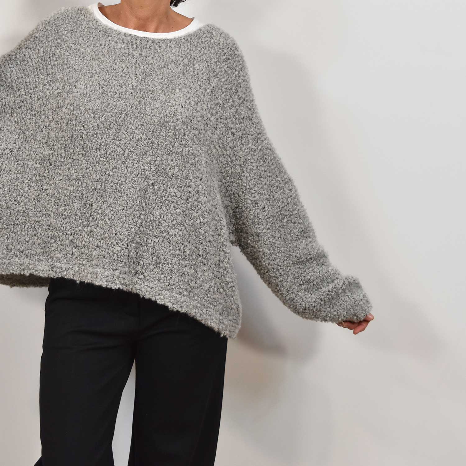 Grey lambkin sweater