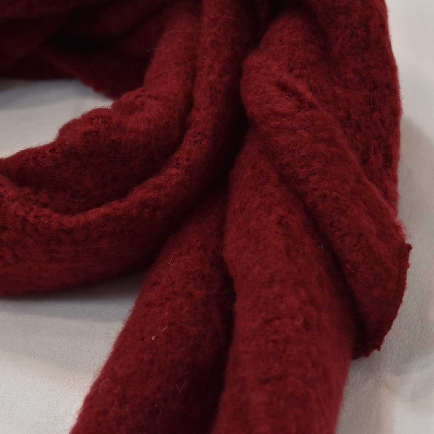 Burgundy soft scarf