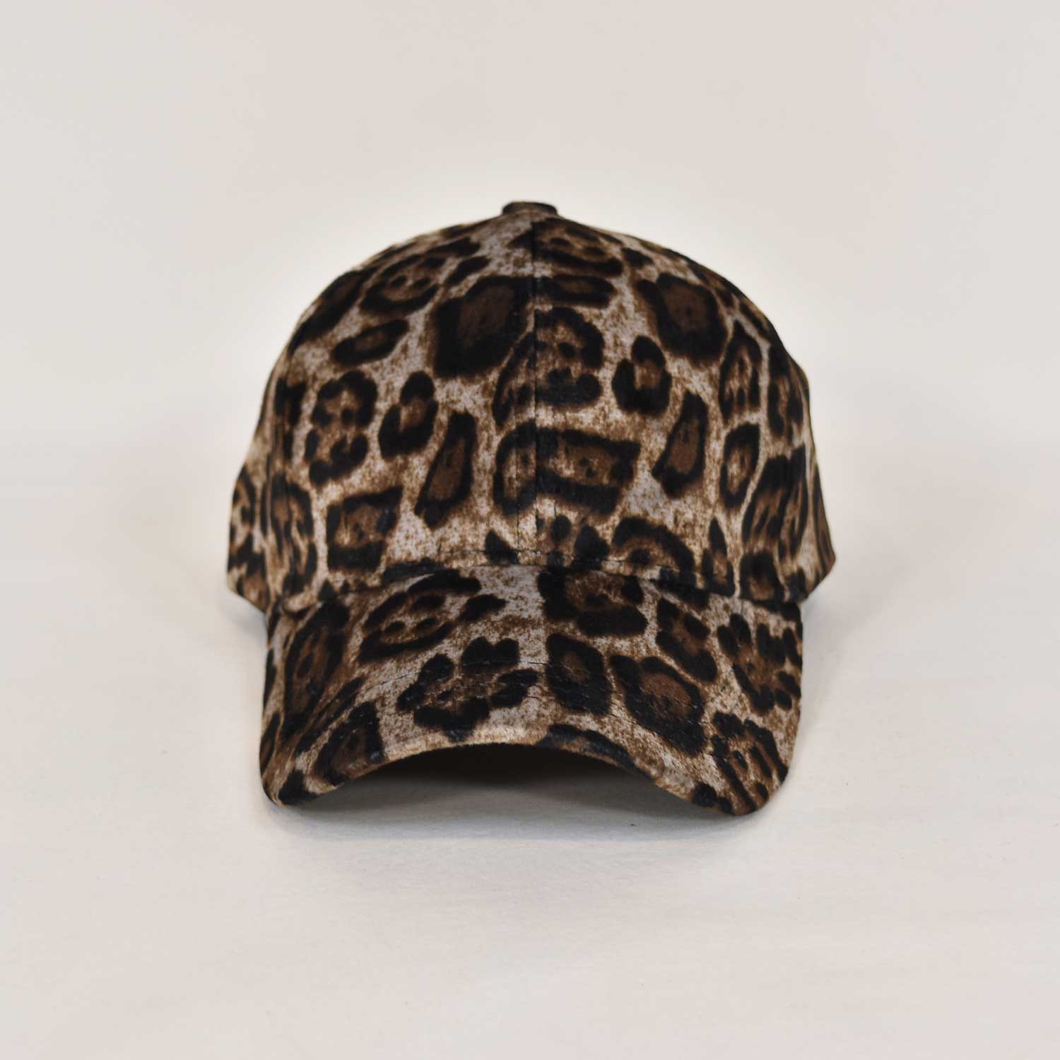 Gorra leopardo marrón