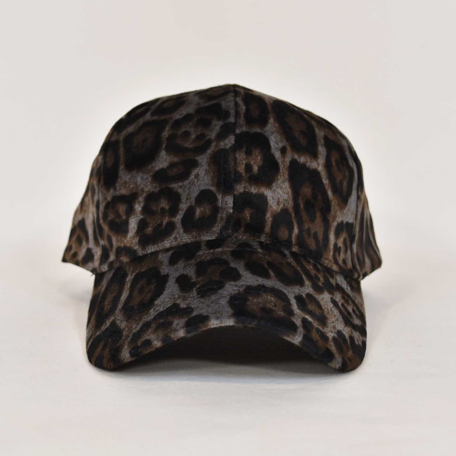 Casquette leopard gris