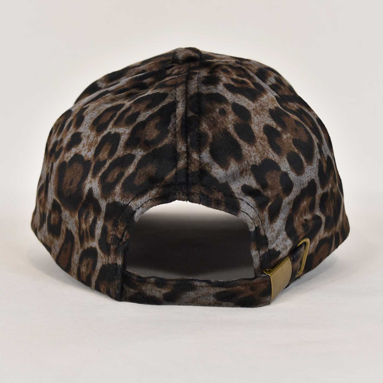 Gorra leopardo gris