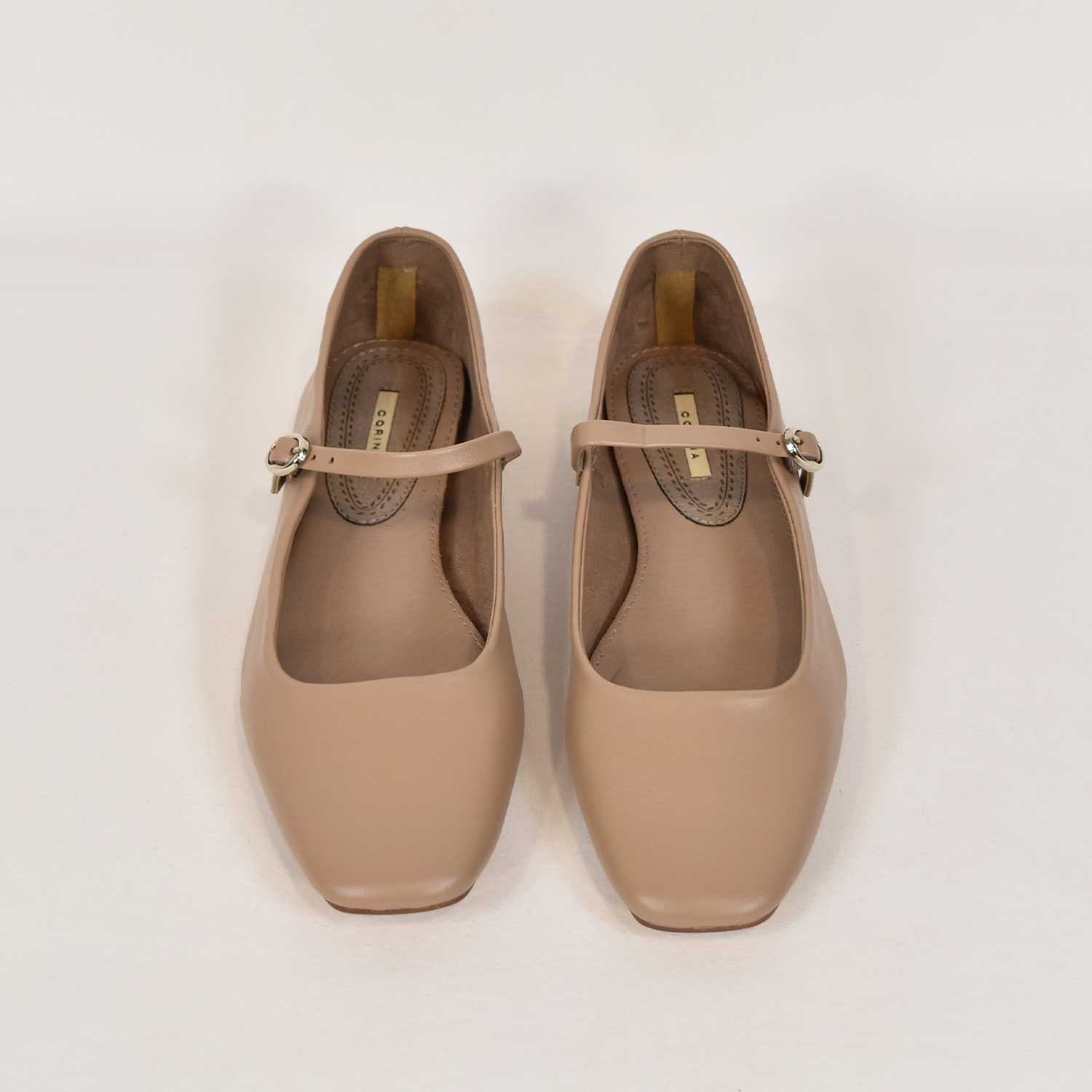 Zapatos Mary Jane beige