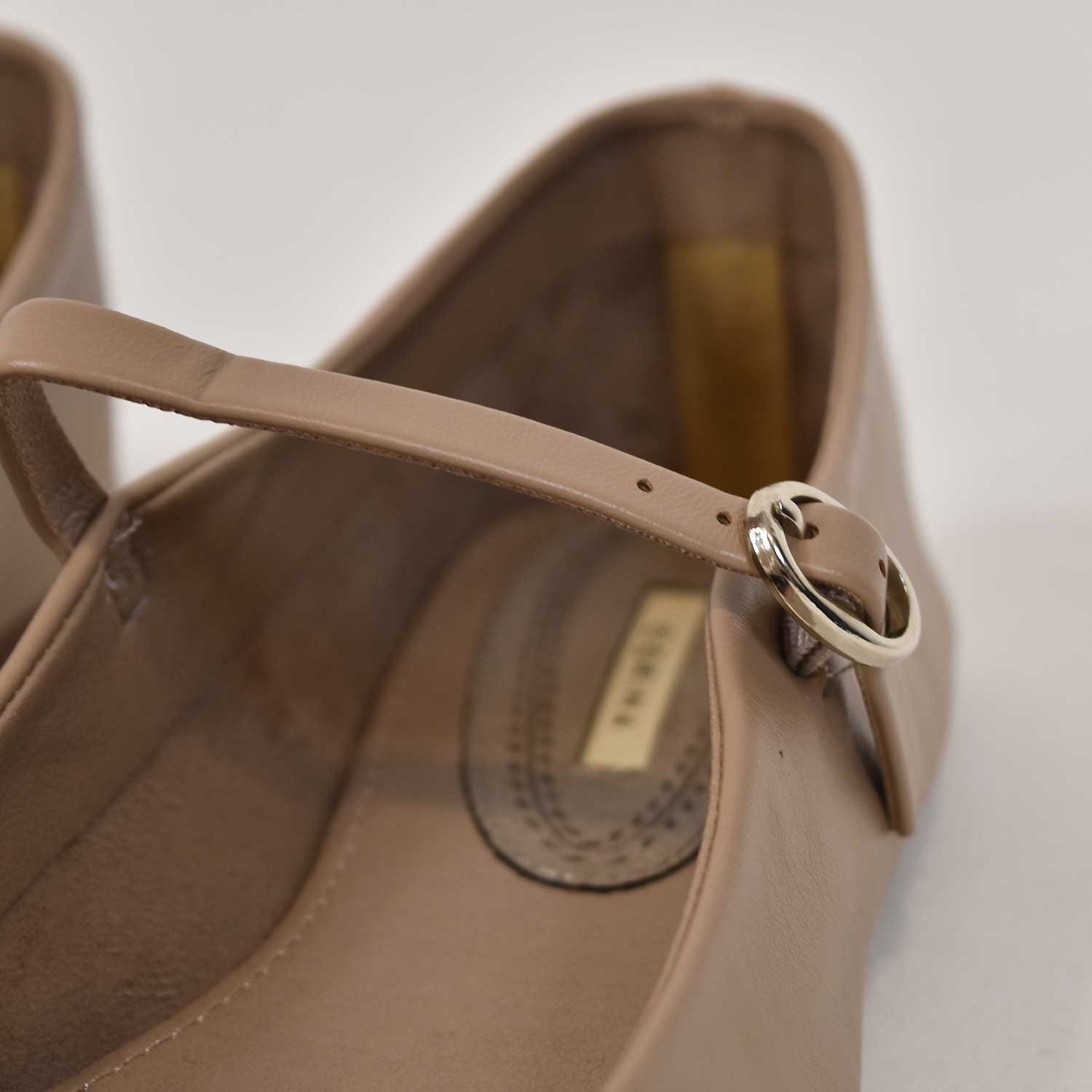 Zapatos Mary Jane beige