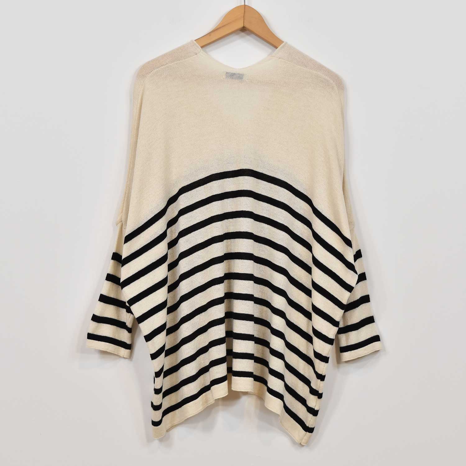 Striped oversize sweater