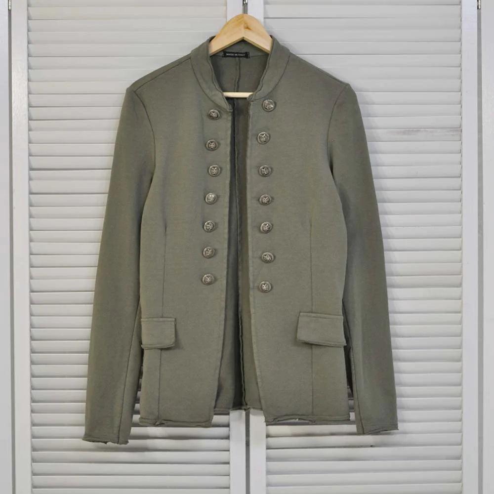 Kaki military jacket