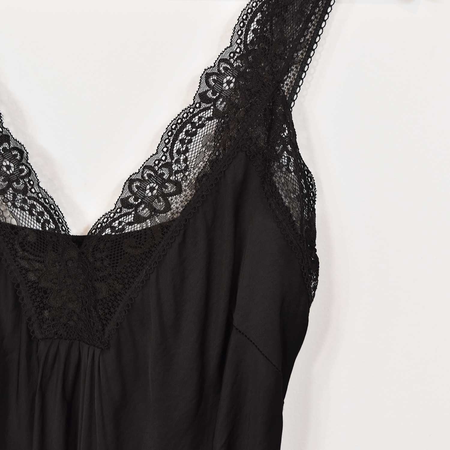 Black lace lingerie top