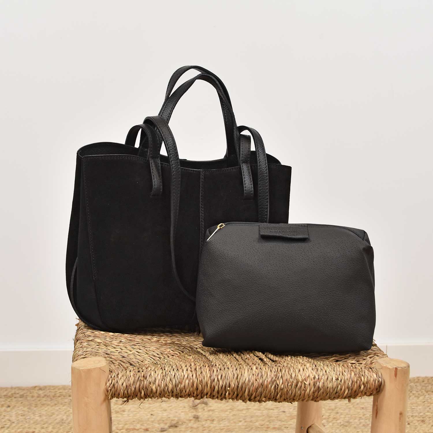 Bolso tote negro