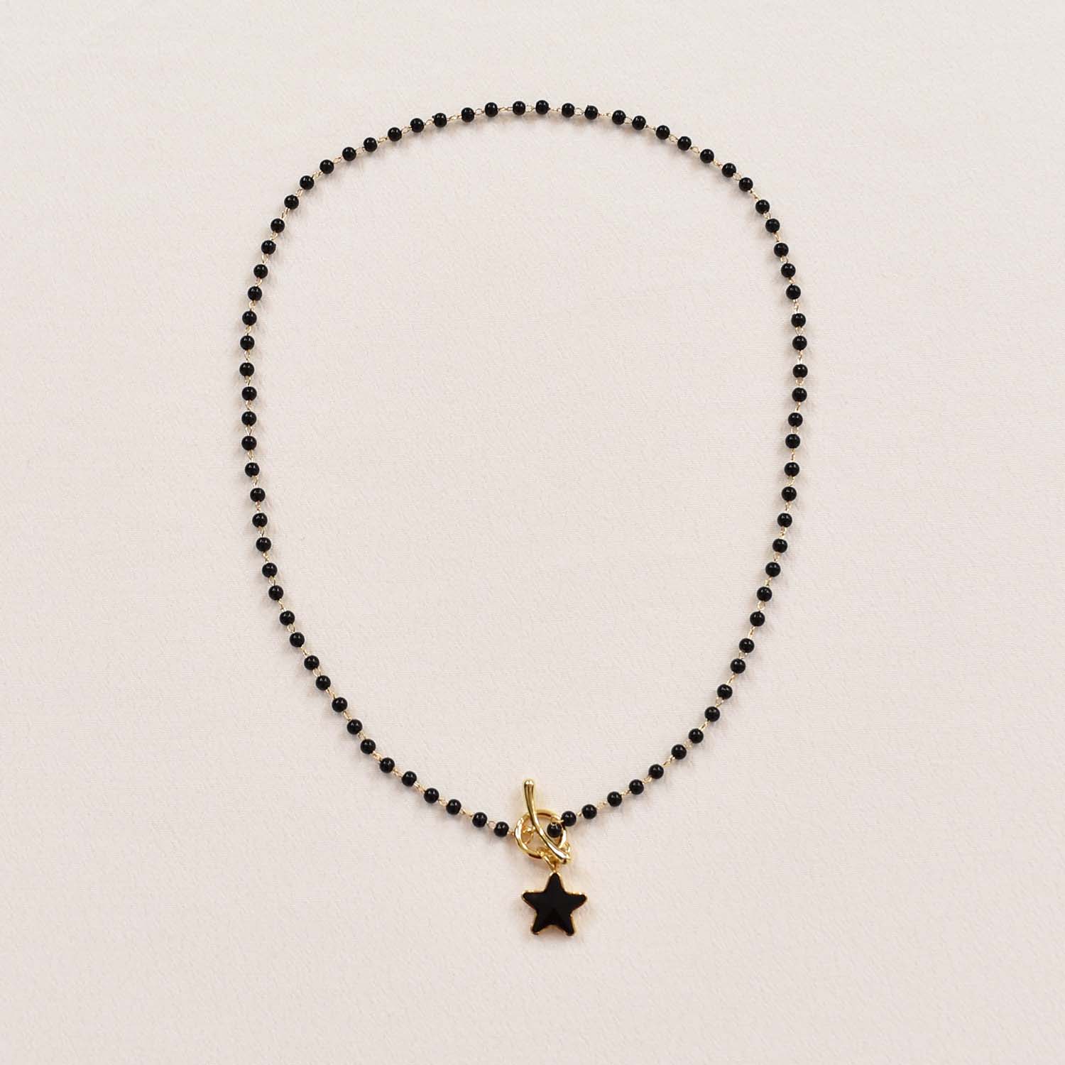Star beads necklace