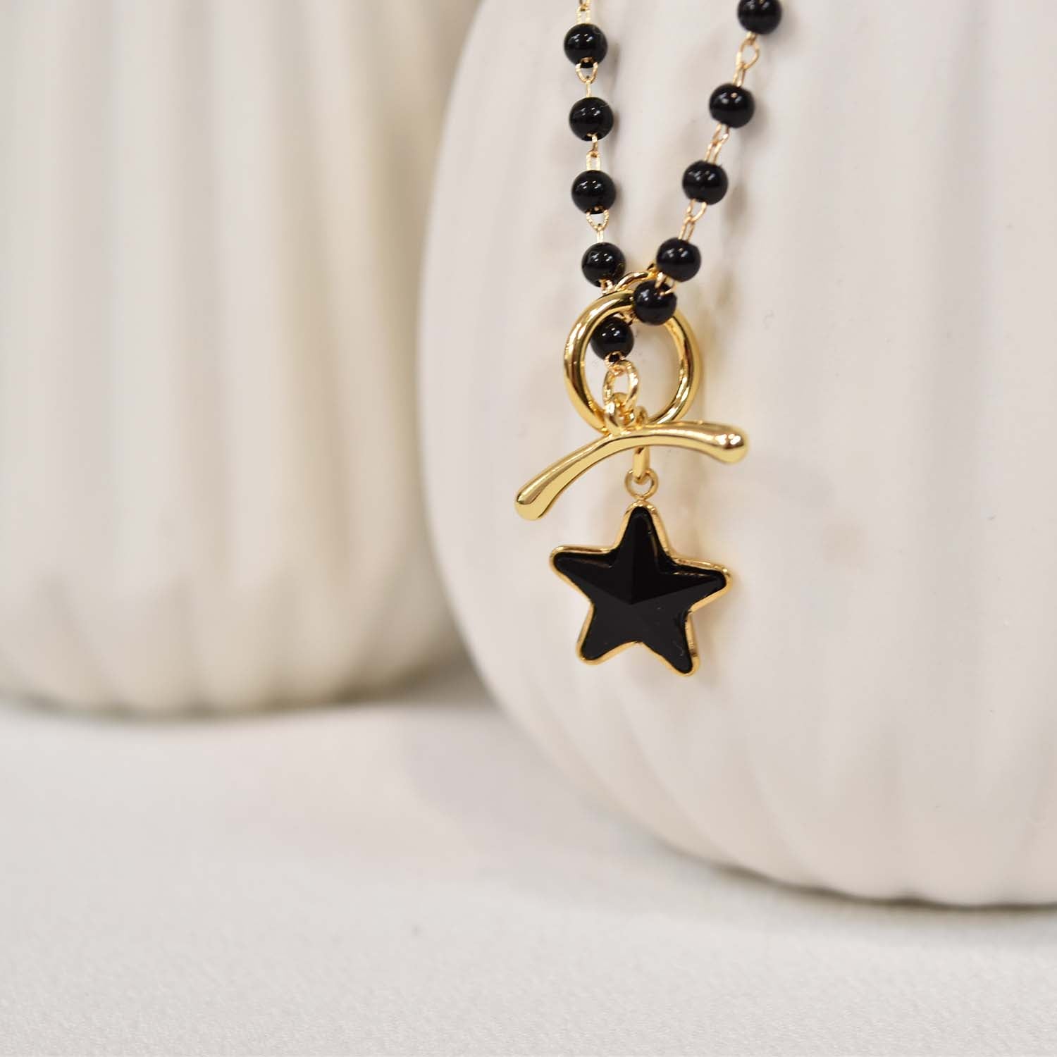Star beads necklace