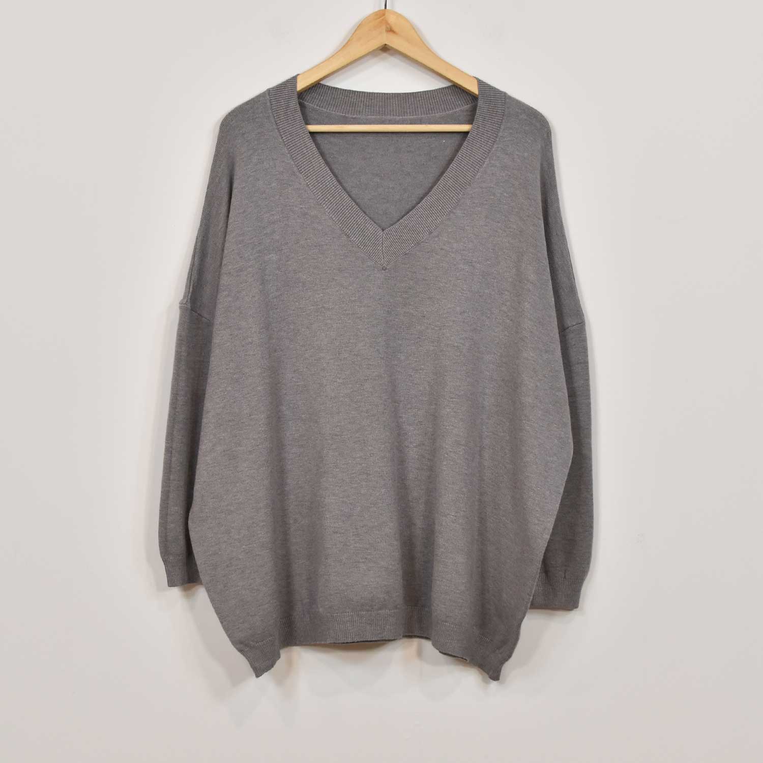 Jersey oversize gris