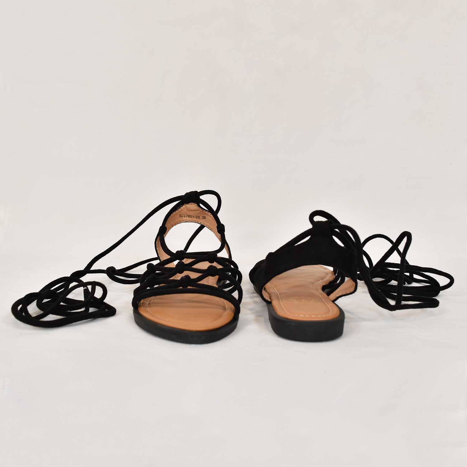 Sandale à nœuds noir