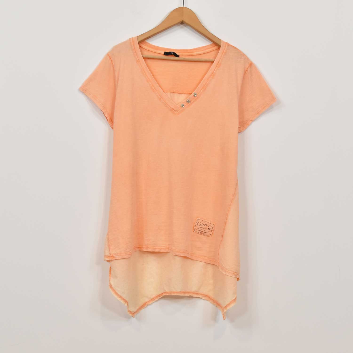 Orange peaks t-shirt