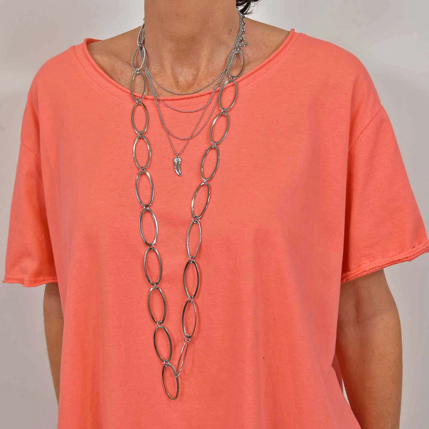 Horn chains necklace 