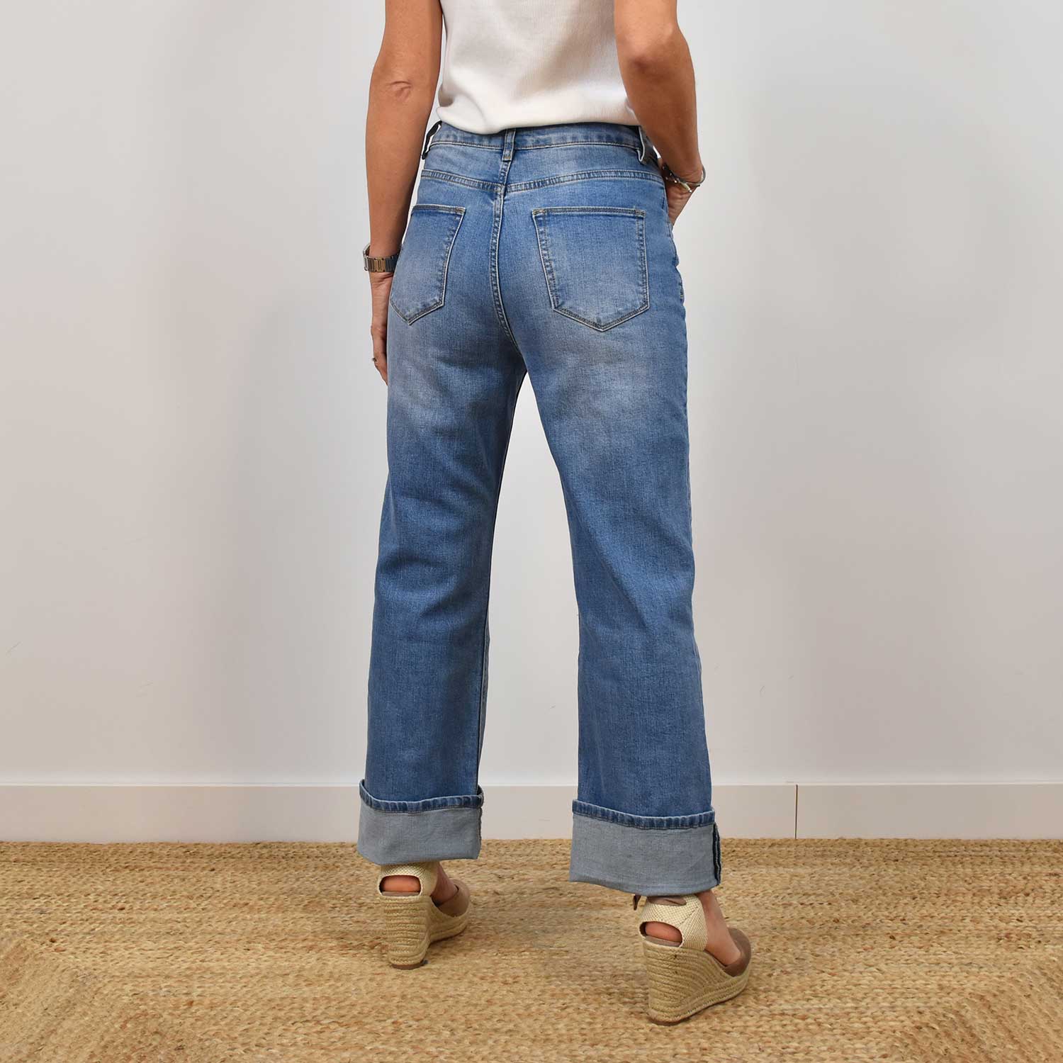  XIALON Jeans para mujer - Pantalones de mezclilla con cordón en la  cintura, plateado : Ropa, Zapatos y Joyería