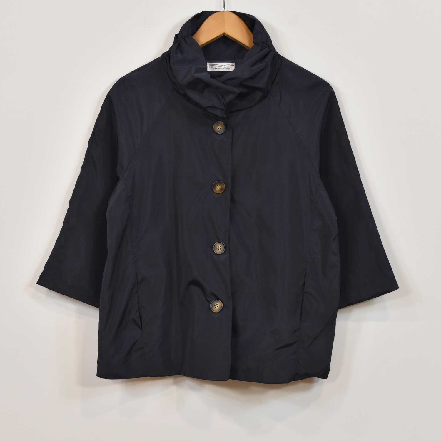 Blue outdoor buttons jacket
