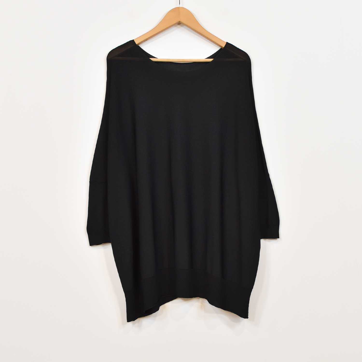 Black oversize sweater 