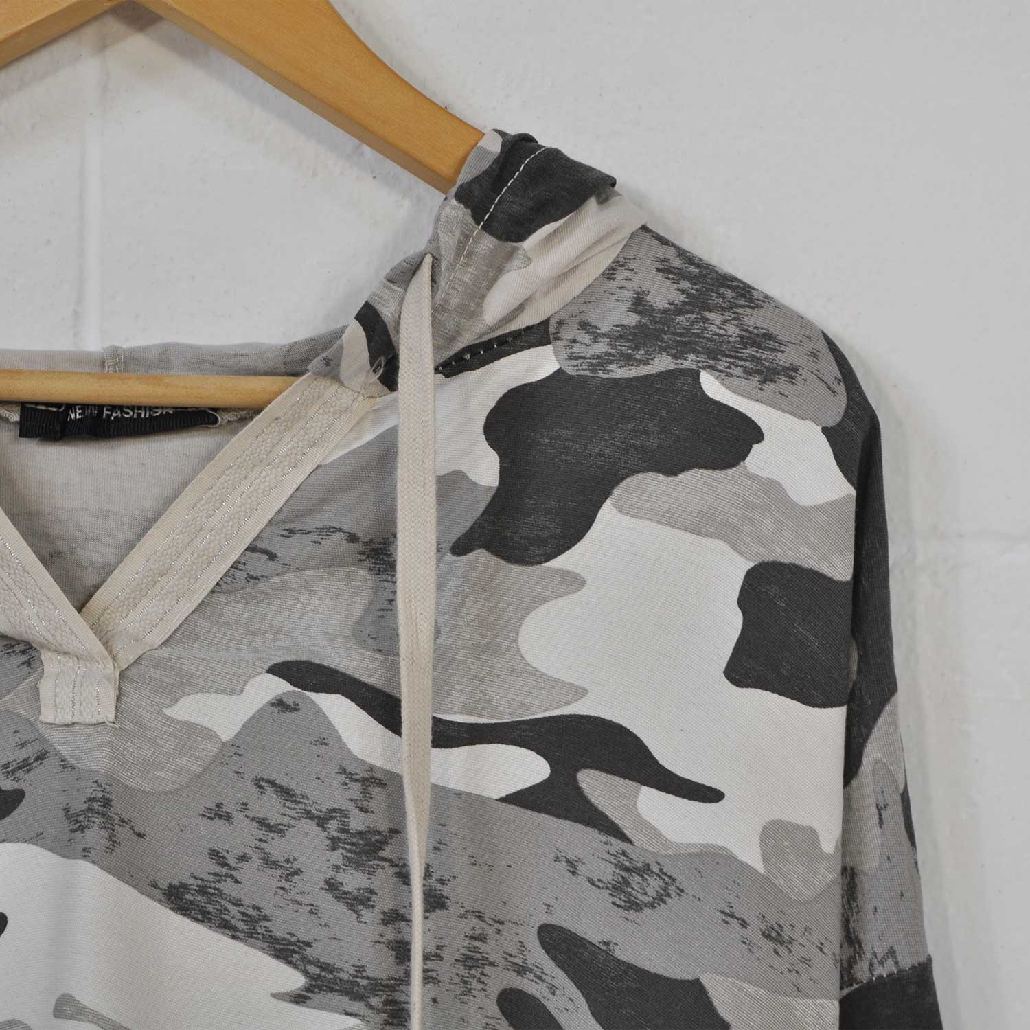 Sweat camouflage gris