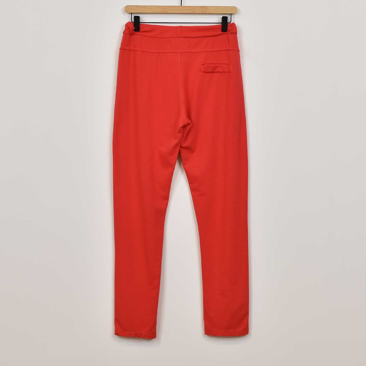 Red jogger pants