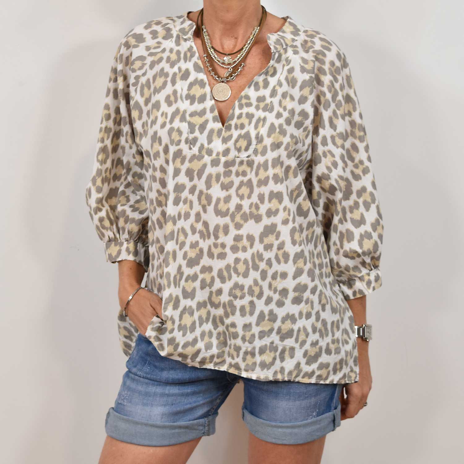 Leopard blouse