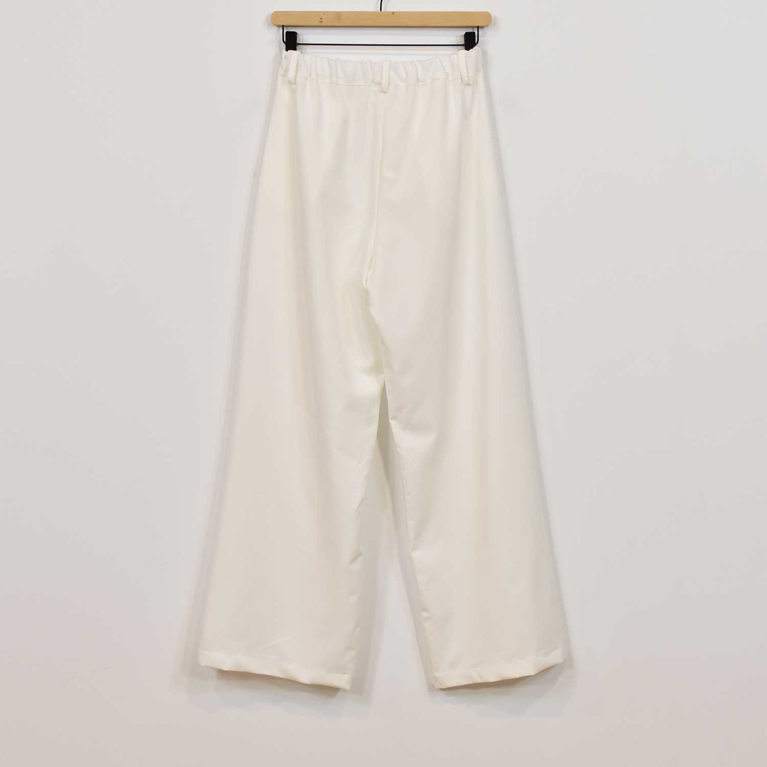 Pantalon jambe large blanc