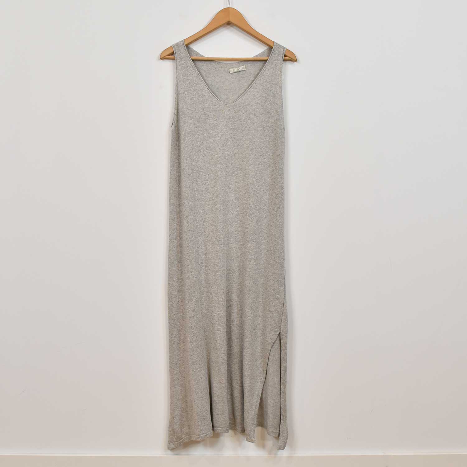 Grey knit dress