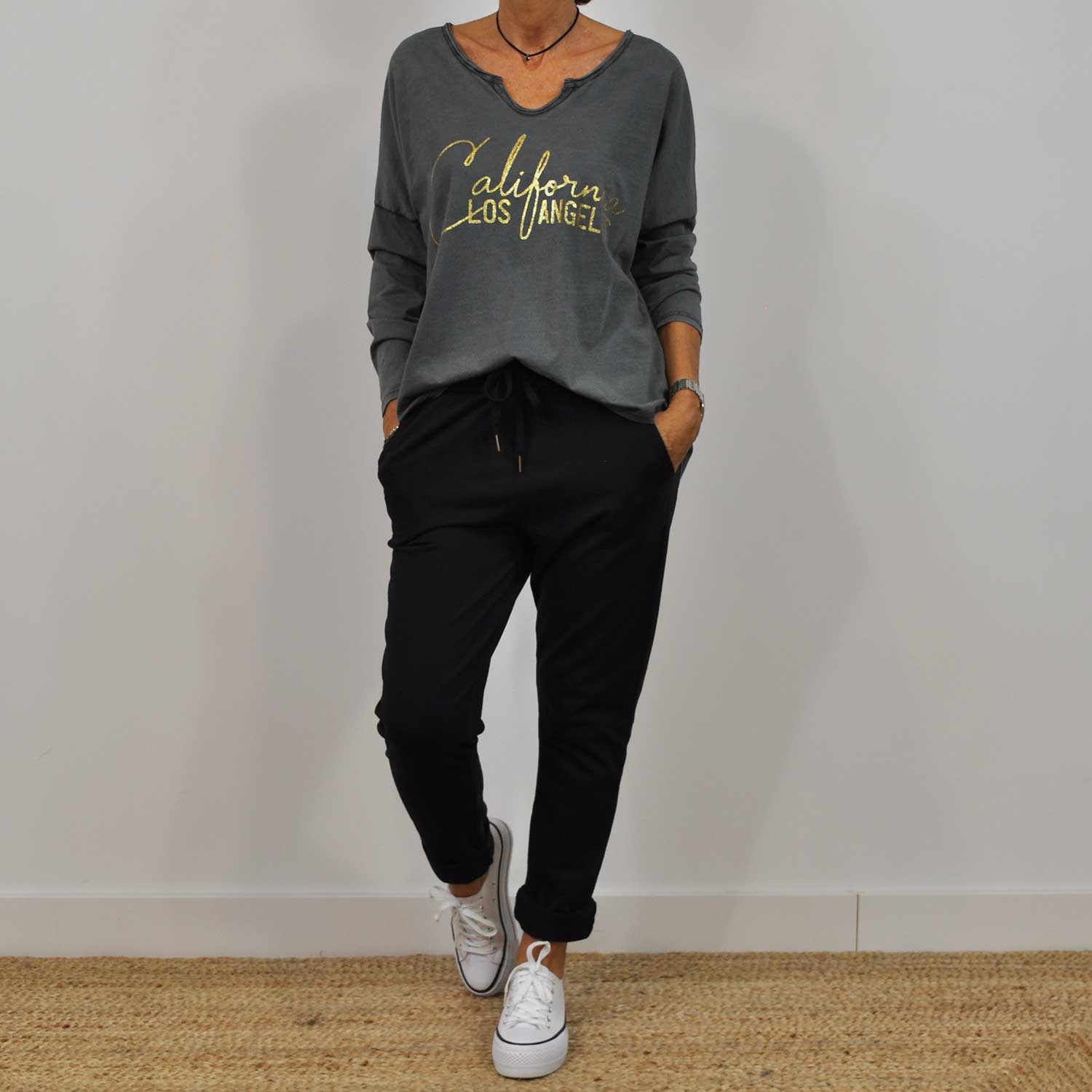 Pants Jogger Negro Mujer Black Jogger Pants – The Amisy Company