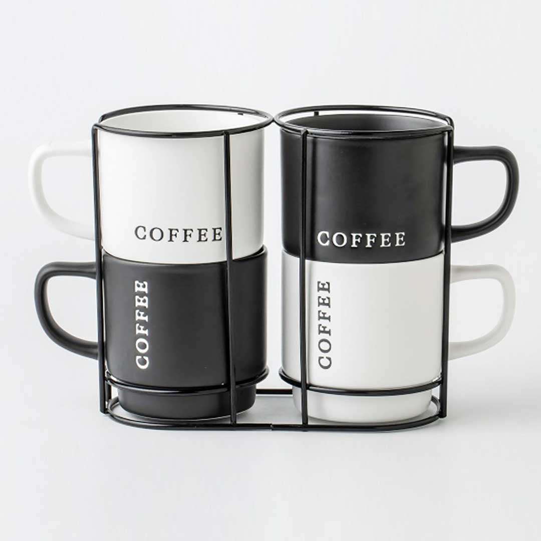 Black&White coffee set