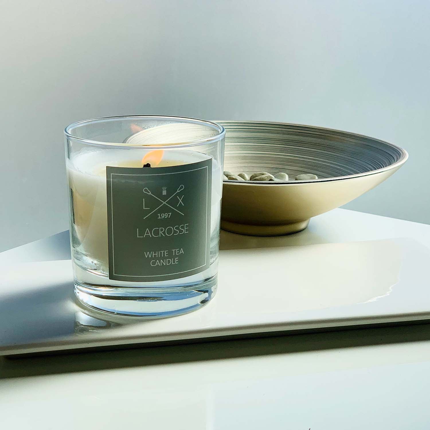 Scented Candle 60h- Lacrosse- White Tea